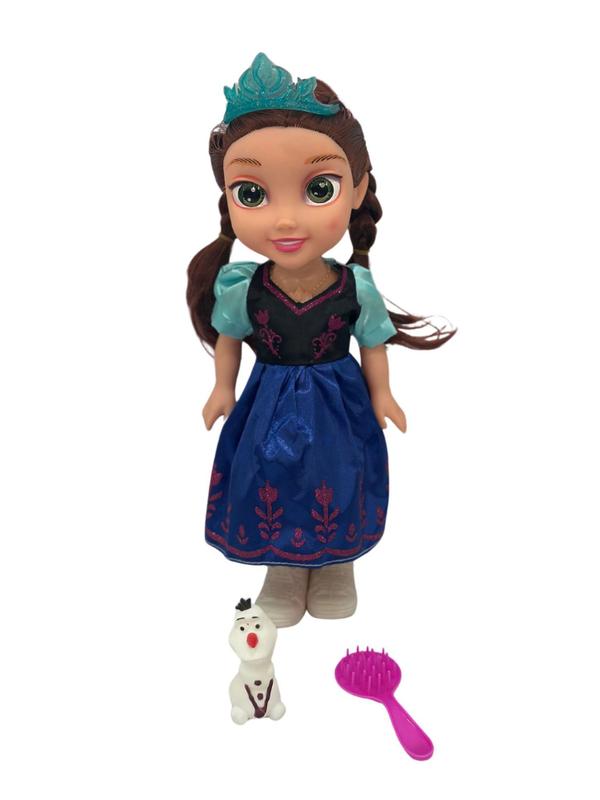 Boneca Anna Frozen 2 Com Som E Luz Musical 33Cm De Altura - Joi